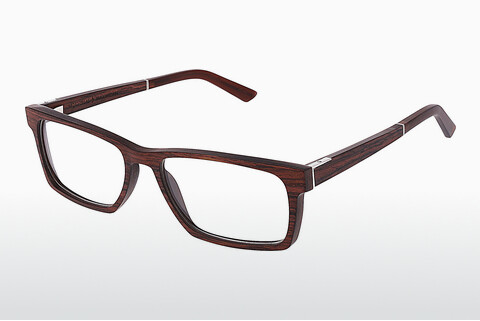 Tasarım gözlükleri Wood Fellas Maximilian (10901 ebony)