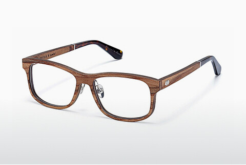 Tasarım gözlükleri Wood Fellas Linderhof (10944 zebrano)