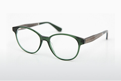 Tasarım gözlükleri Wood Fellas Haldenwang (10972 grey oak/crystal green)