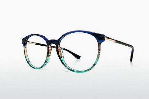 Tasarım gözlükleri Wood Fellas Halo (11020 walnut/blue)