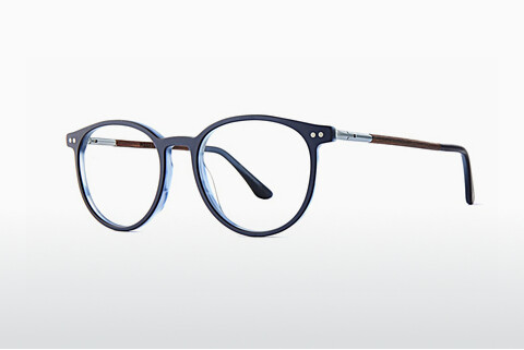 Tasarım gözlükleri Wood Fellas Point (11037 macassar/blue)