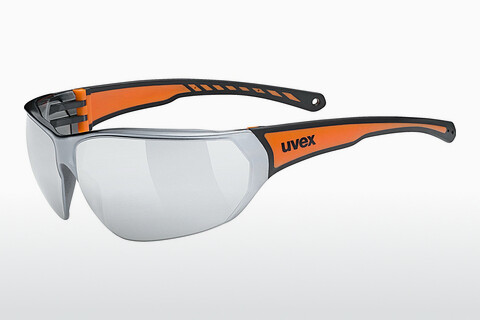 Güneş gözlüğü UVEX SPORTS sportstyle 204 black orange