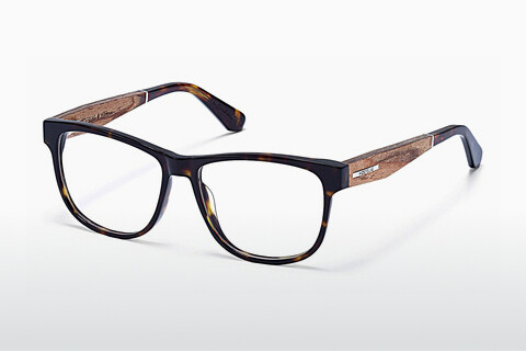 Tasarım gözlükleri Wood Fellas Wildenau (10939 zebrano)