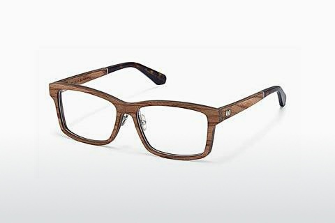 Tasarım gözlükleri Wood Fellas Haltenberg (10949 zebrano)