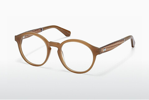 Tasarım gözlükleri Wood Fellas Werdenfels (10951 zebrano)