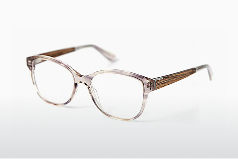 Tasarım gözlükleri Wood Fellas Rosenberg Premium (10993 macassar/smoked grey)