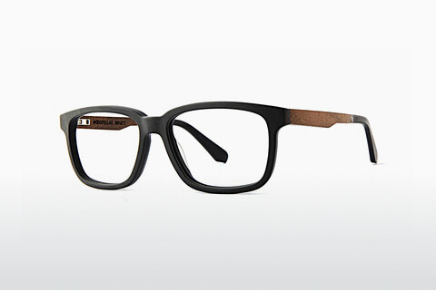Tasarım gözlükleri Wood Fellas Reflect (11039 curled/black)