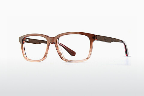 Tasarım gözlükleri Wood Fellas Reflect (11039 curled/brown)