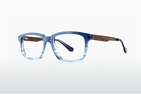 Tasarım gözlükleri Wood Fellas Reflect (11039 walnut/blue)