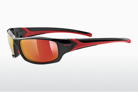 Güneş gözlüğü UVEX SPORTS sportstyle 211 black-red
