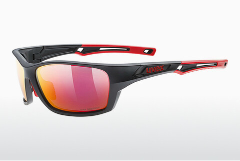 Güneş gözlüğü UVEX SPORTS sportstyle 232 P black mat red