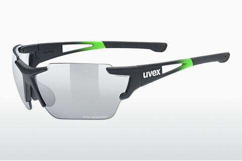 Güneş gözlüğü UVEX SPORTS sportstyle 803 race V black green mat